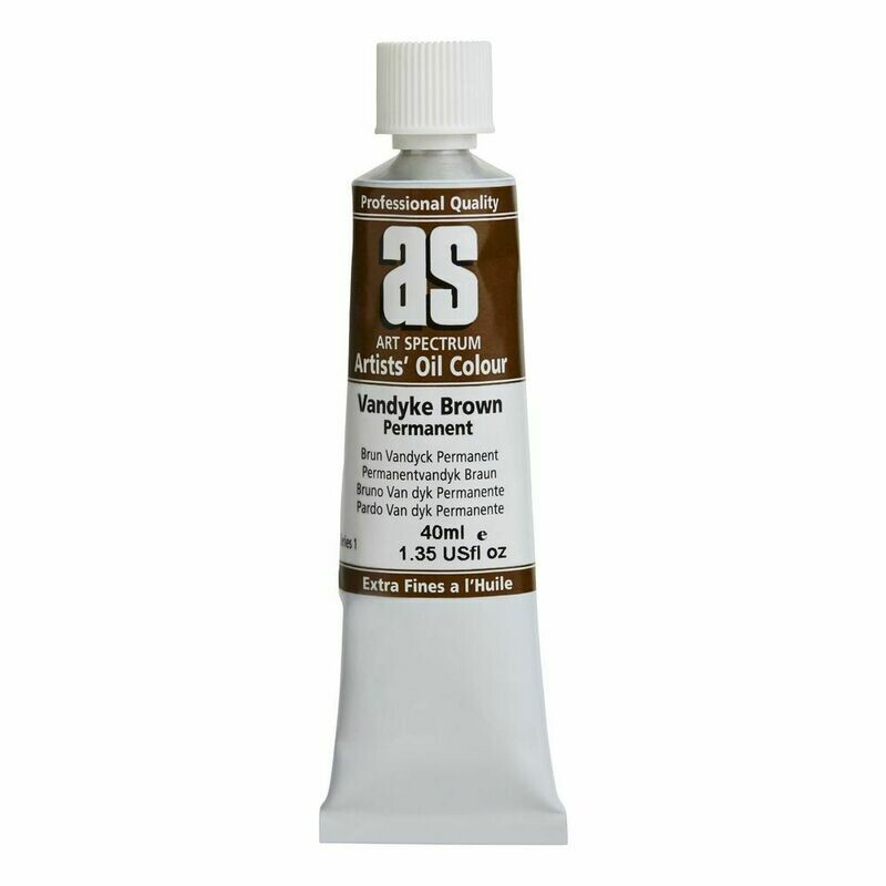 Art Spectrum® Artists’ Oil Colour Permanent Van Dyke Brown - Series 1