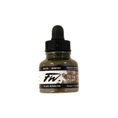 Daler- Rowney FW Acrylic Artist&#39;s Ink - Antelope Brown 29.5ml