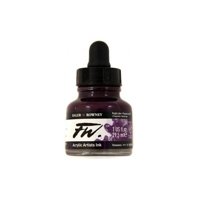 Daler- Rowney FW Acrylic Artist&#39;s Ink - Purple Lake 29.5ml