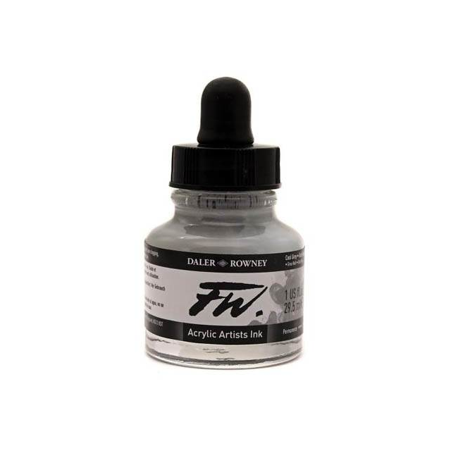 Daler- Rowney FW Acrylic Artist&#39;s Ink - Cool Grey 29.5ml