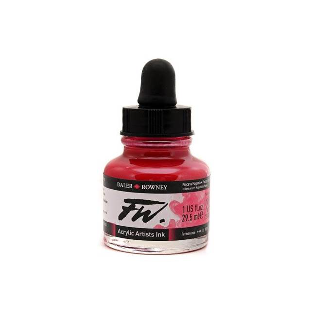Daler- Rowney FW Acrylic Artist&#39;s Ink - Process Magenta 29.5ml