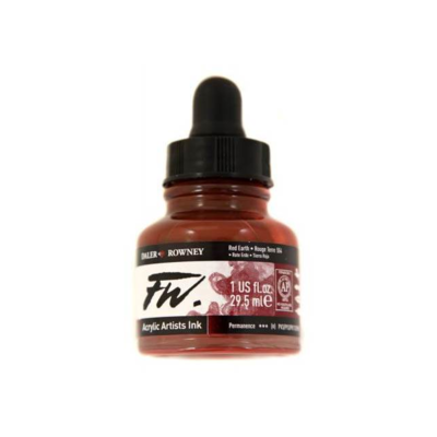Daler- Rowney FW Acrylic Artist's Ink - Red Earth 29.5ml