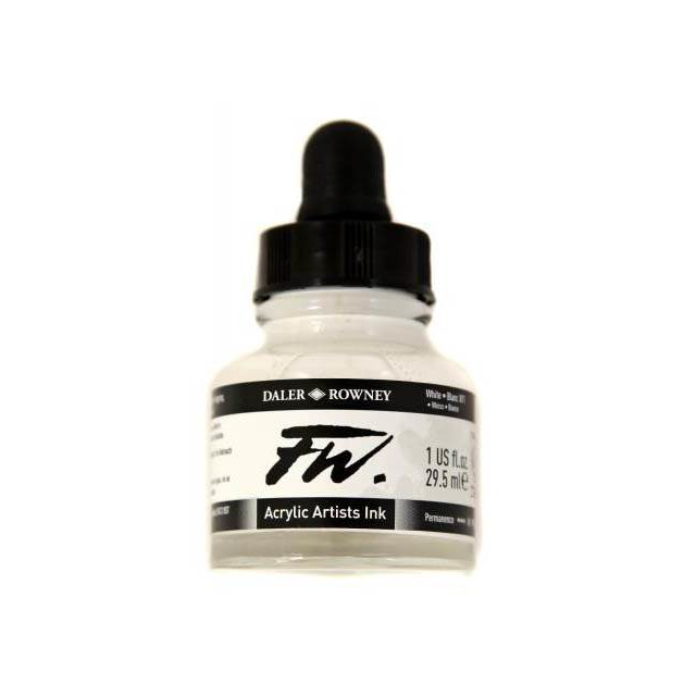 Daler- Rowney FW Acrylic Artist&#39;s Ink - White 29.5ml