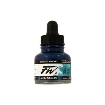 Daler- Rowney FW Acrylic Artist&#39;s Ink - Marine Blue 29.5ml