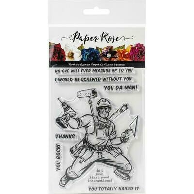 Paper Rose - Clear Stamp Set - Super Tradie 