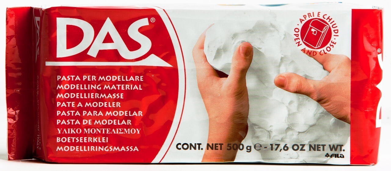 DAS White Air Dry Clay 500g