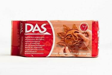 DAS Terracotta Air Dry Clay 500g