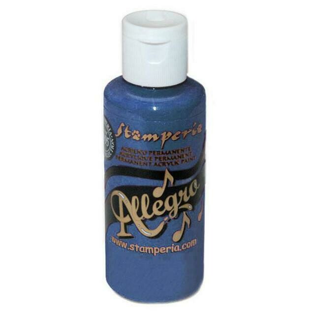 Stamperia - Allegro Acrylic Paint - 60ml - Blue Aviation 