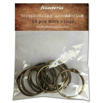 Stamperia - Book Rings - Burnished