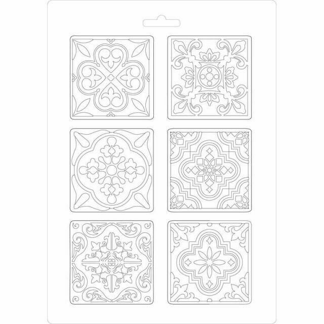 Stamperia - A4 Soft Maxi Moulds - Azulejos