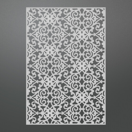 Couture Creations - Christmas Baroque Background - Steel Die