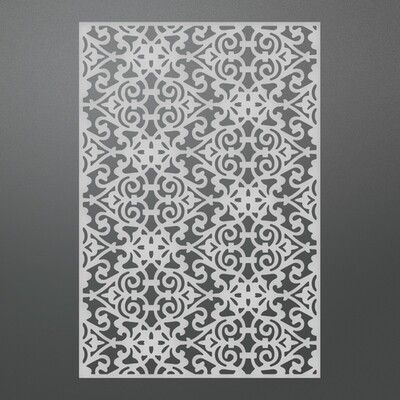 Couture Creations - Christmas Baroque Background - Steel Die