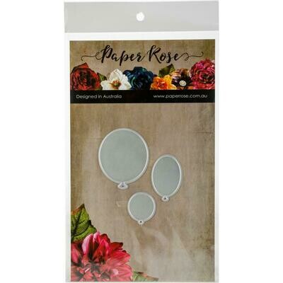 Paper Rose Die - Balloons Trio