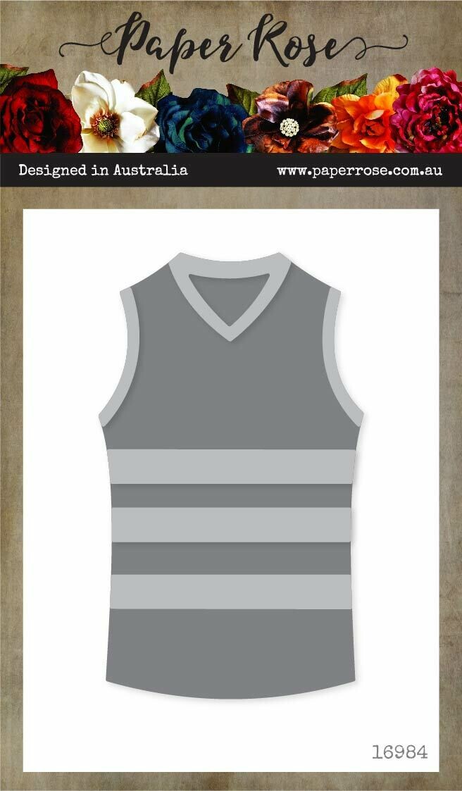 Paper Rose Metal cutting die - Sport Jersey Top