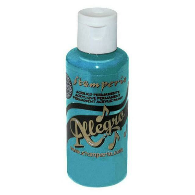 Stamperia - Allegro Acrylic Paint - 60ml - Turquoise 