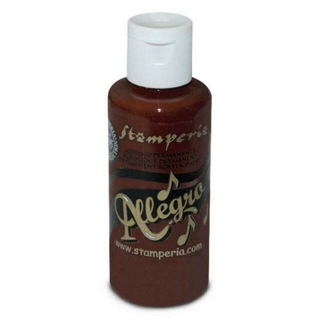 Stamperia - Allegro Acrylic Paint - 60ml - Earth Brown 