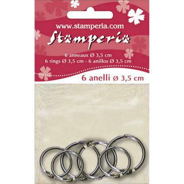 Stamperia - Metal Rings (pack of 6)