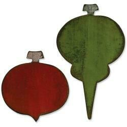 Sizzix Die By Tim Holtz
- Carved Ornaments