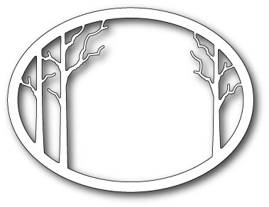 Memory Box Die - Forest Clearing Oval Frame