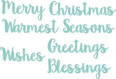 Kaisercraft Decorative Die - Christmas Greetings