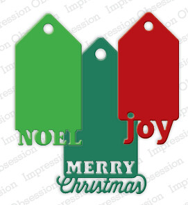 Impression Obsession Dies - Christmas Tags
