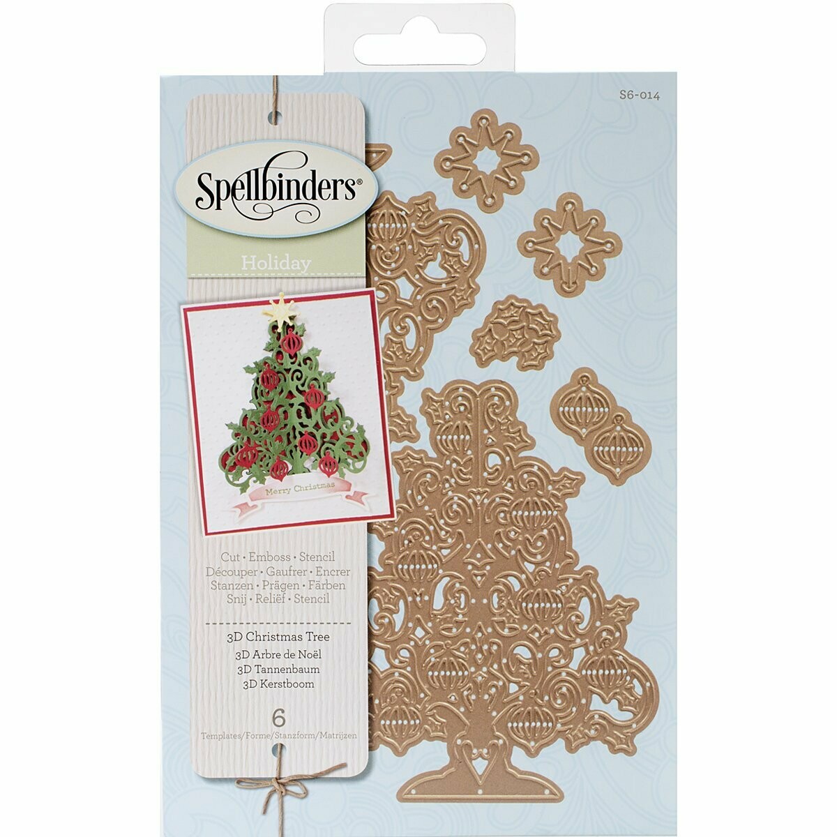 Spellbinders Dies - 3D Christmas Tree