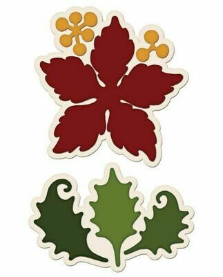 Heartfelt Creations - Large Sparkling Poinsettia Stamp