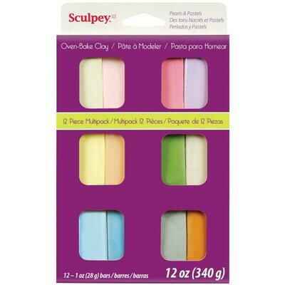Sculpey® III Multipack Polymer Clay - 12 pc - Pearls &amp; Pastels