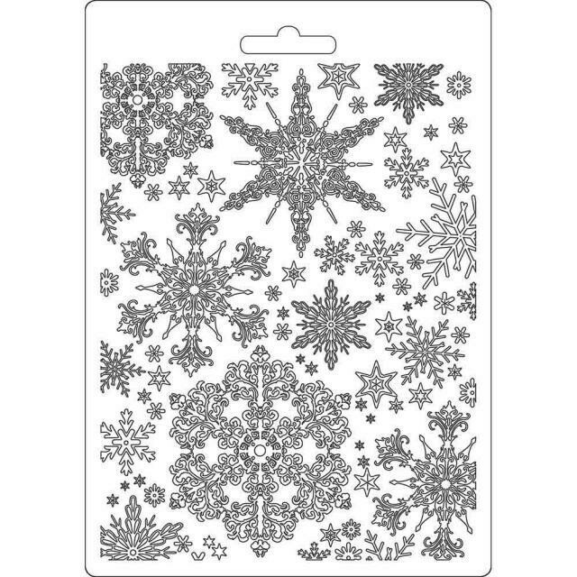 Stamperia - A5 Soft Mould - Snowflakes (Winter Tales)