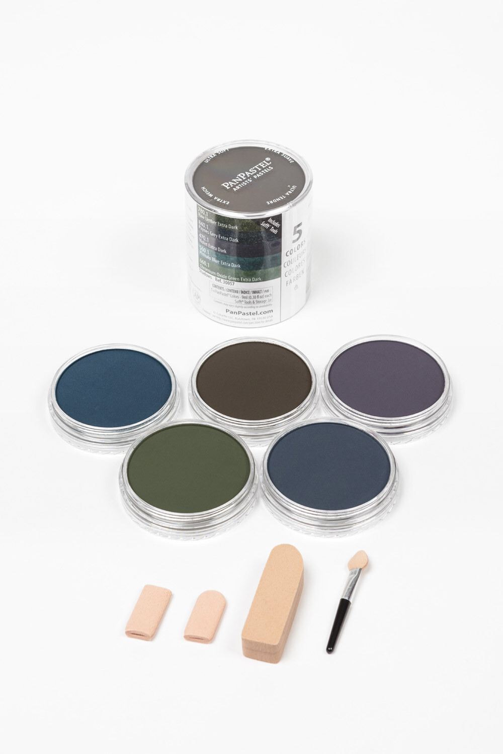 PanPastel - 5 colours - Extra Dark Shades - Shadows 