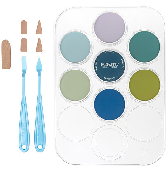 PanPastel - 7 colours - Susan&#39;s Garden Flower Colouring Kit No. 2 