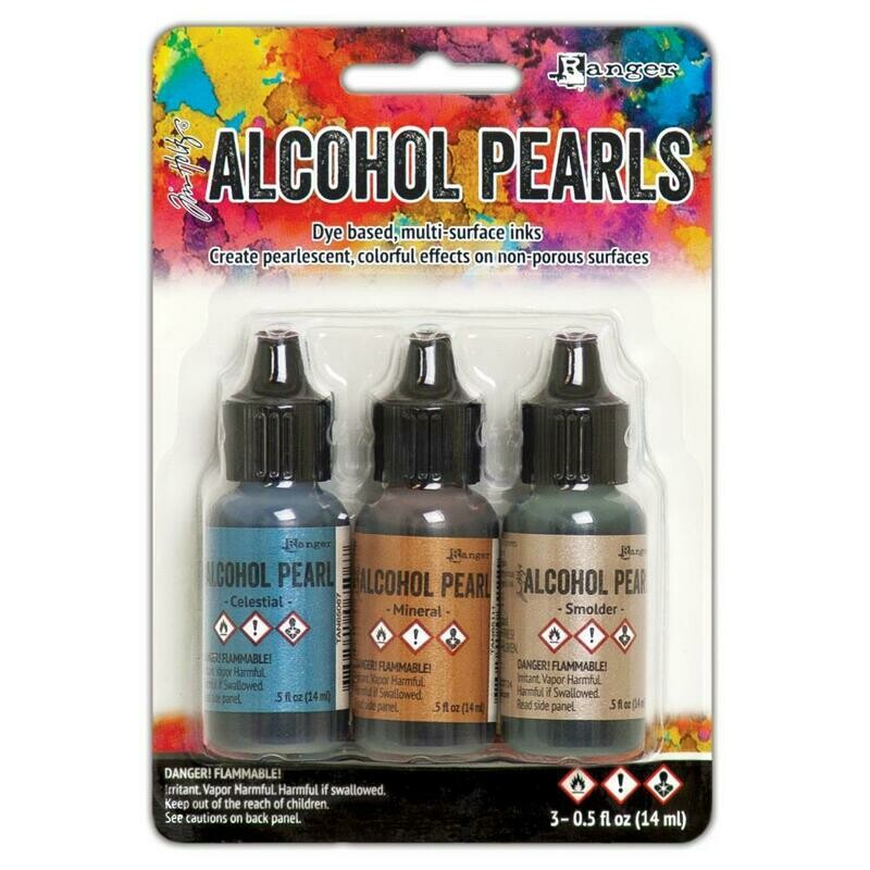 Tim Holtz Kit 4 Alcohol Ink Pearls (3 pack)