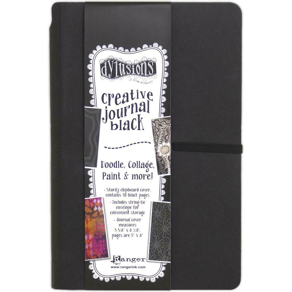 Dyan Reaveley's Dylusions Creative Journal Black 5.625" X 8.375"