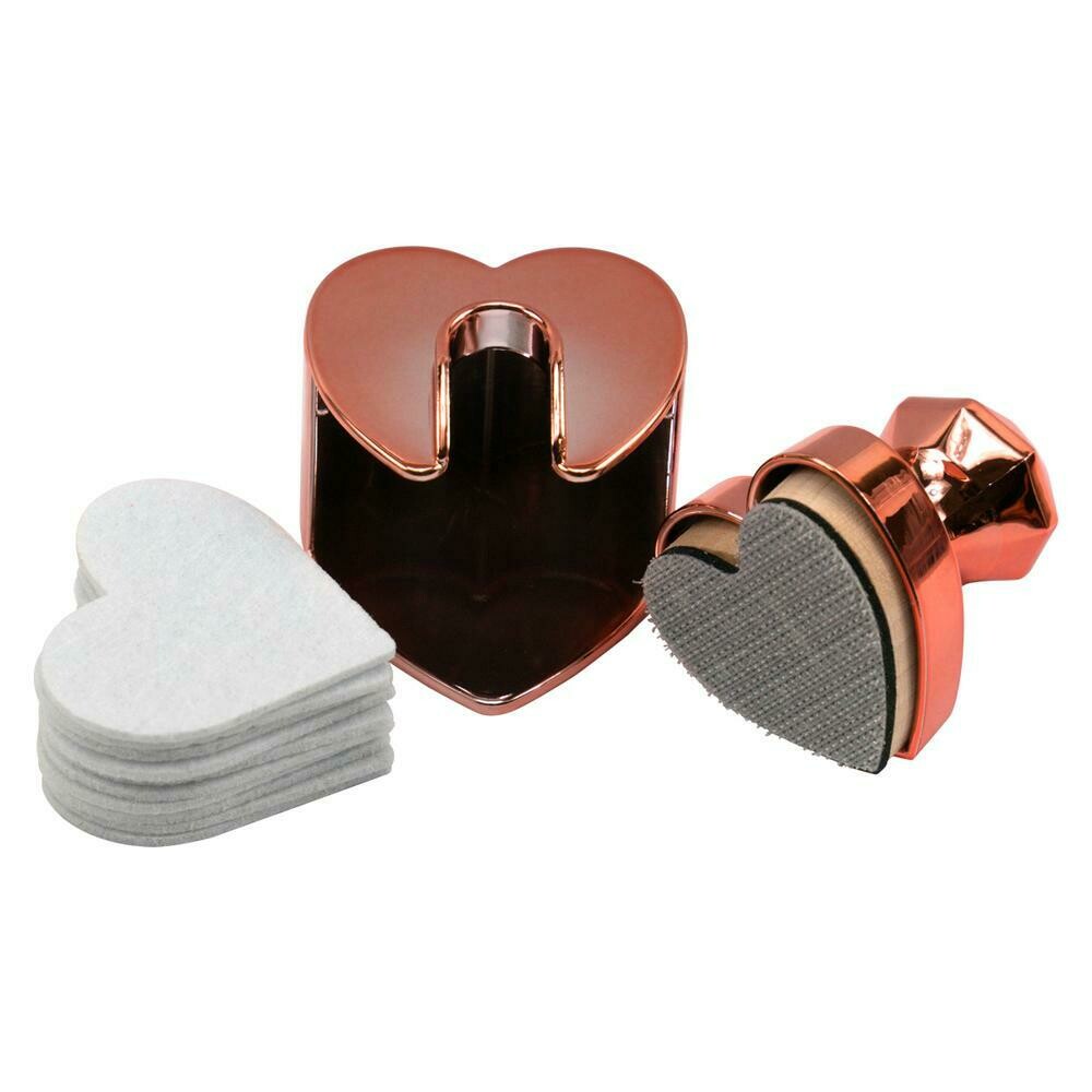 Alcohol Ink Applicator Tool Deluxe Heart Model with Holder incl 10 felts