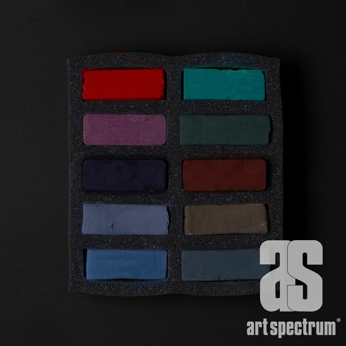 Art Spectrum Extra Soft Square Pastels - Darks - Set of 10