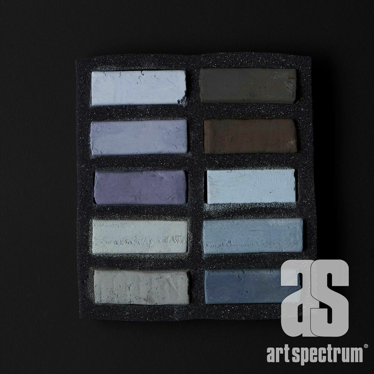 Art Spectrum Extra Soft Square Pastels - Warm Greys - Set of 10