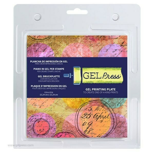 Gel Press 6&quot; x 6&quot; Mono Printing Plate