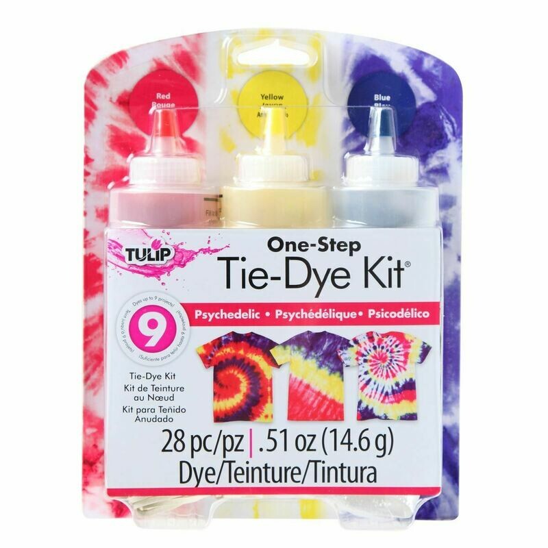 Tulip - 3 colour - Psychedelic -Tie Dye Kit