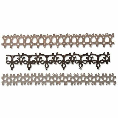 Sizzix Thinlits Dies By Tim Holtz 4/Pkg - Crochet 2