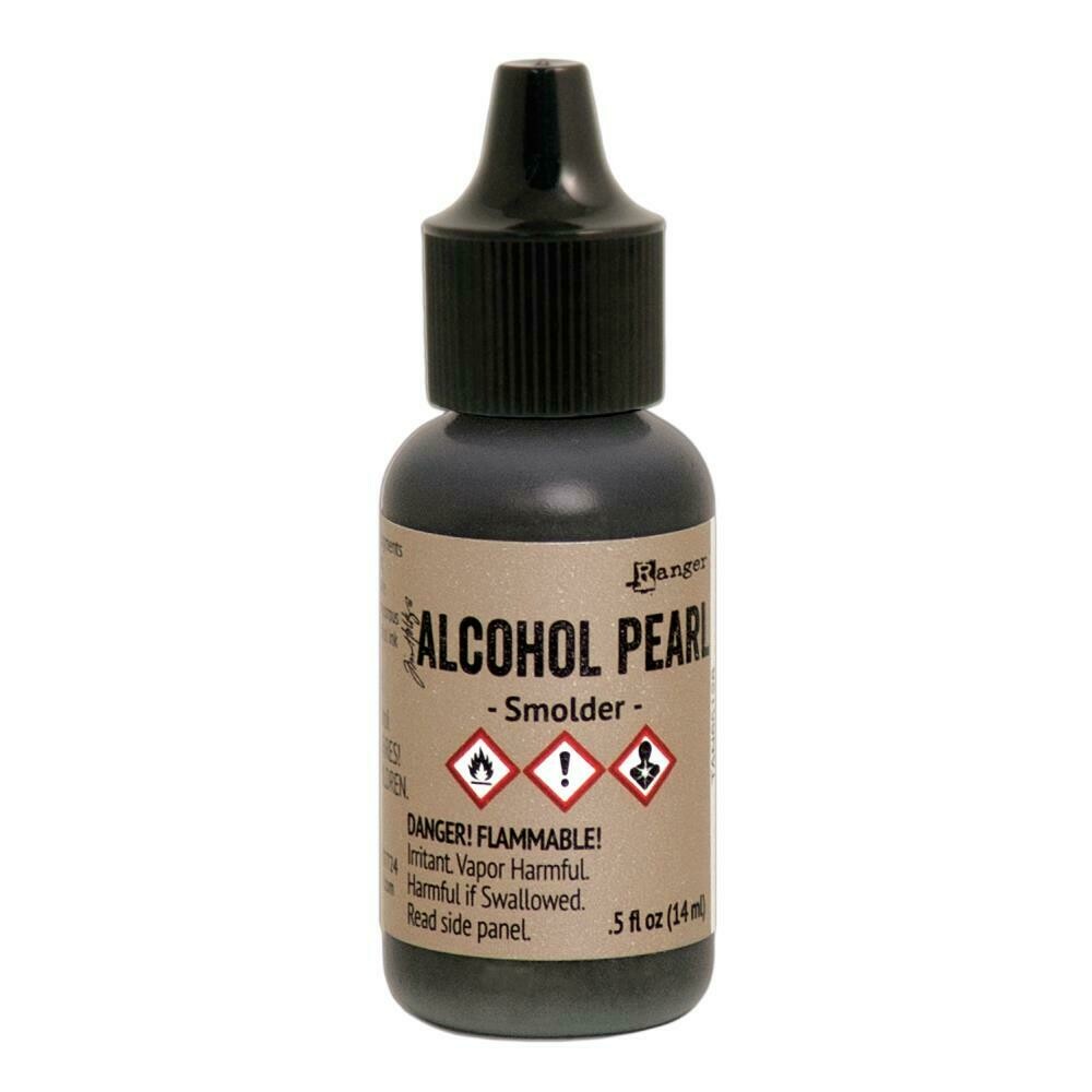 Tim Holtz Alcohol Ink Pearls - Smolder