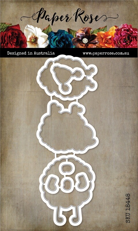 Paper Rose Metal Die - Wooly Sorry