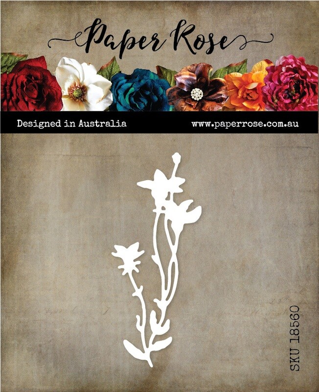 Paper Rose Metal Die - Wildflower 3