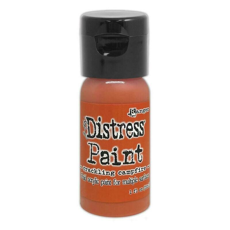 Distress Paint Flip Top 1oz - Crackling Campfire - Tim Holtz 