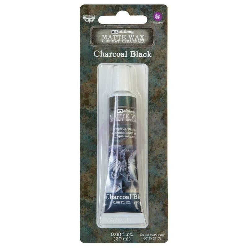 Prima Marketing - Art Alchemy - Charcoal Black - Matte Wax by Finnabair 