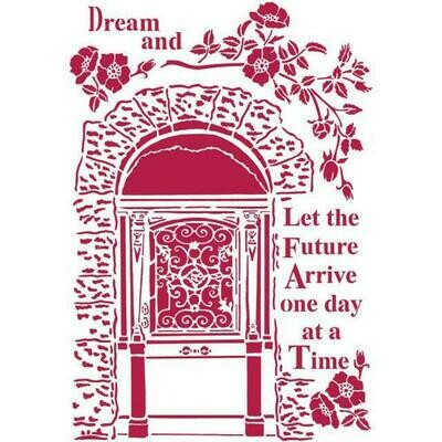 Stamperia Lady Vagabond Dream - Stencil 21x29.7cm