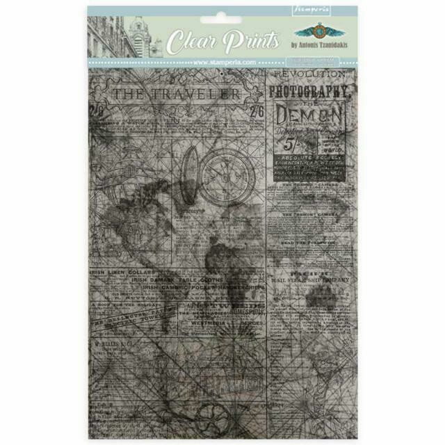 Stamperia - Clear Background A4 Sheets - pack of 6