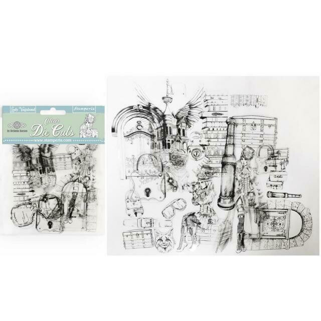 Stamperia - CLEAR Die Cuts - Lady Vagabond