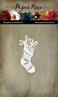 Paper Rose Metal Die - Christmas Stocking