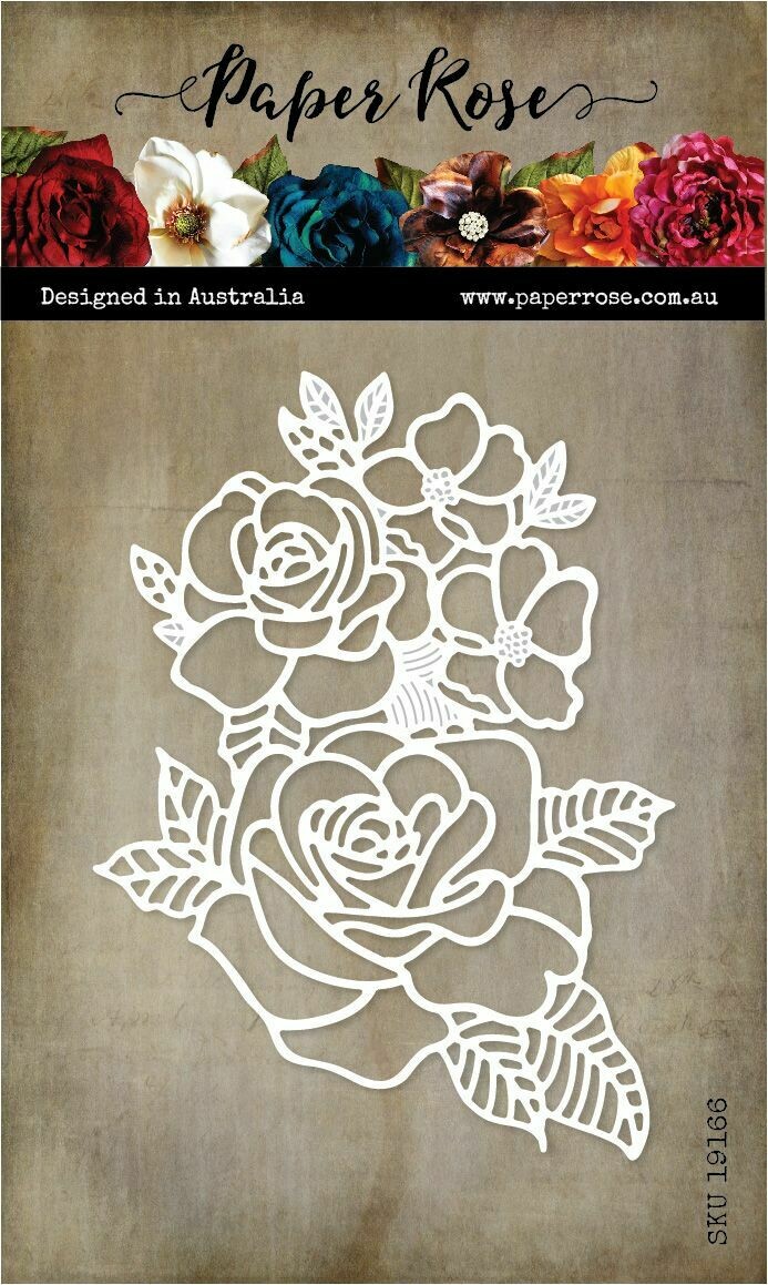 Paper Rose Metal Die - Rose Bloom