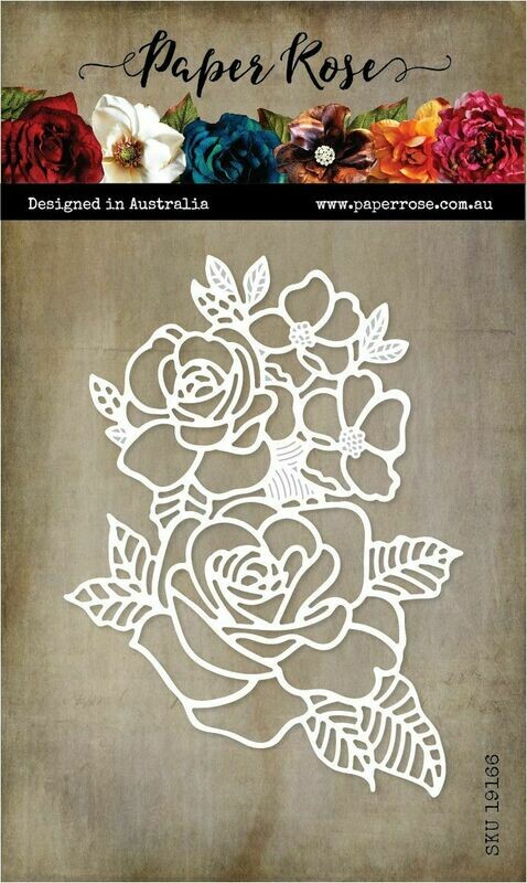 Paper Rose Metal Die - Rose Bloom